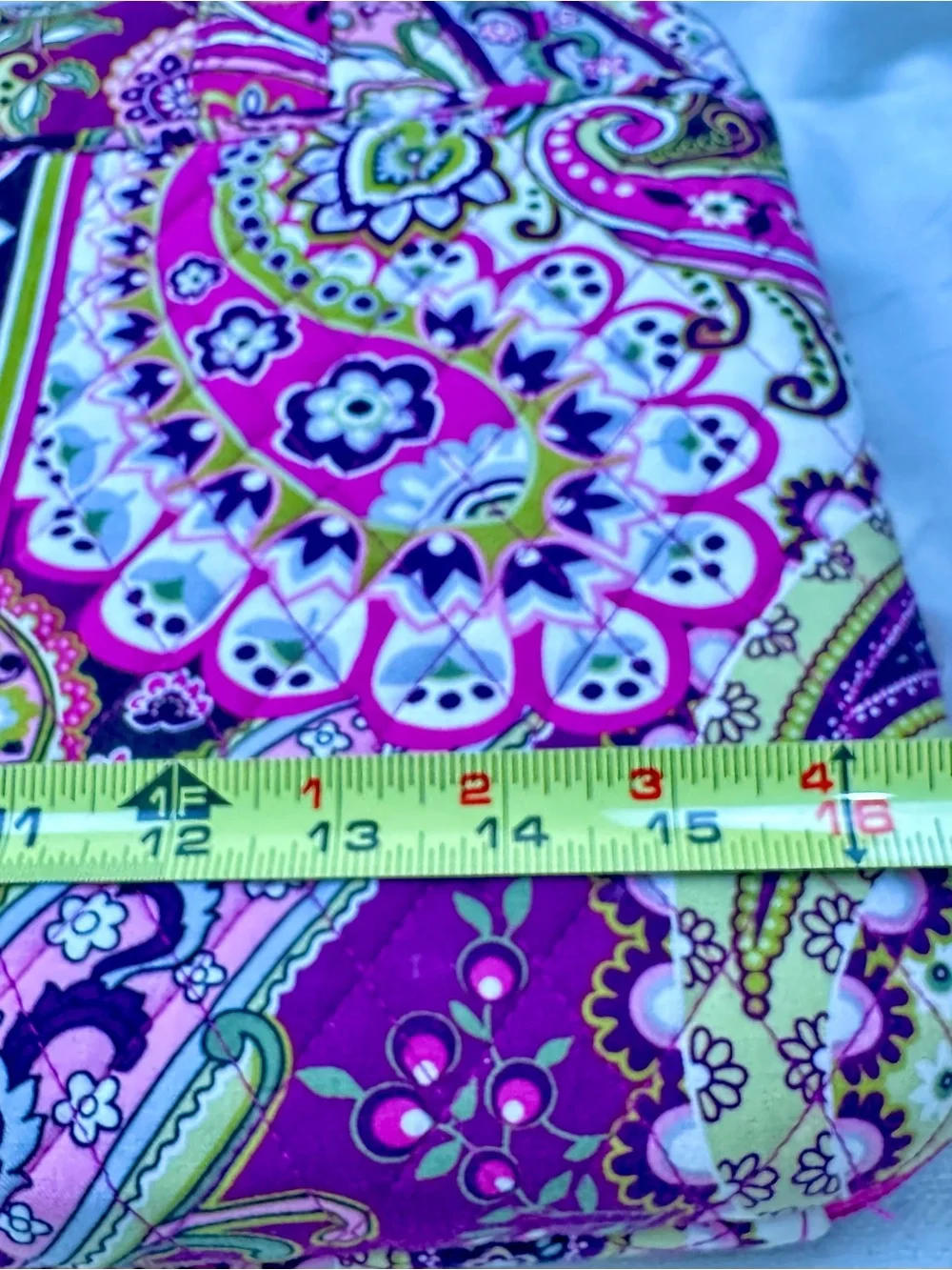 Vera Bradley Laptop Portfolio Hard Shell Computer Travel Very Berry Paisley NWOT